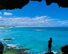 View from an Arniston coastal cave