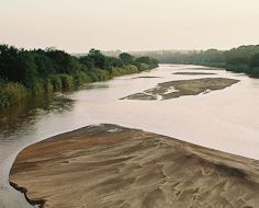 Looking down the Lusutfu River in Swaziland near Big Bend, which gets its name from a major 90-degree turn in the course of the River.