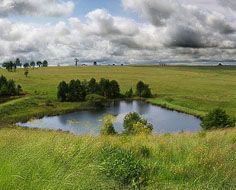 Trout dams. The Dullstroom region in Mpumalanga, South Africa, is a popular trout-fishing weekend breakaway destination.