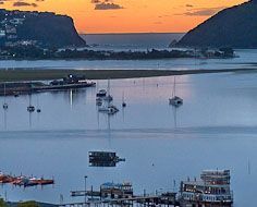 The Knysna Estuary and Heads.