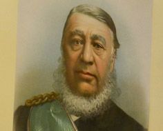 A portrait of President Paul Kruger at his former residence, Kruger House in Pretoria.