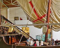 A replica of the Caravel in which Bartolomeu Dias became the first explorer to round the southern tip of Africa in 1488.