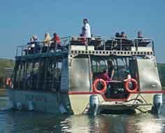 The Spirit of Adventure, the largest of the vessels used by the Halyards Hotel in Port Alfred for cruises on the beautiful Kowie River.