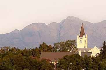 Riebeek West town scene