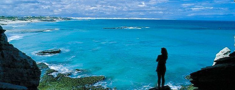 View from an Arniston coastal cave