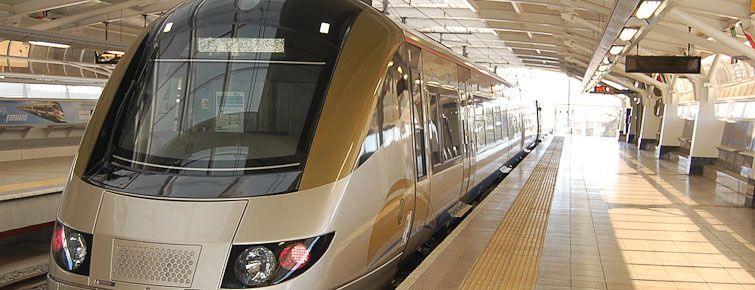 Gautrain trainset at O.R. Tambo International Airport Station