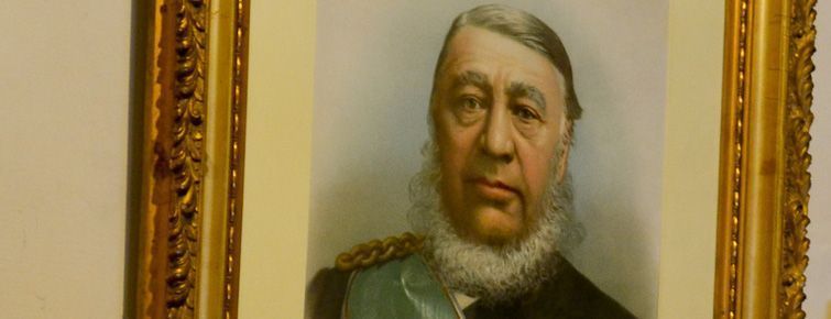 A portrait of Paul Kruger at Kruger House