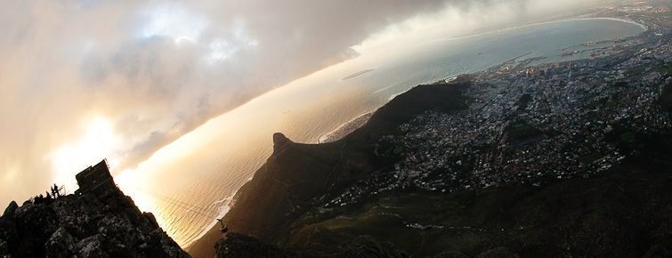 View from atop Table Mountain